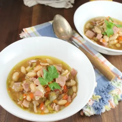 1 Hour Ham And Bean Soup