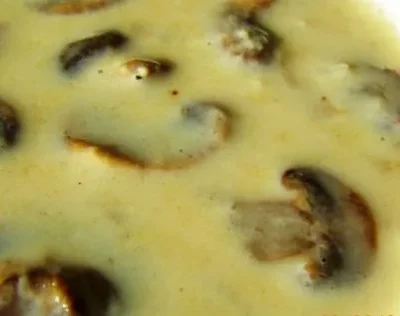 10 Minute Cream Of Mushroom Soup