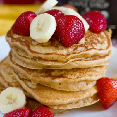 100% Whole Wheat Low Fat Pancakes