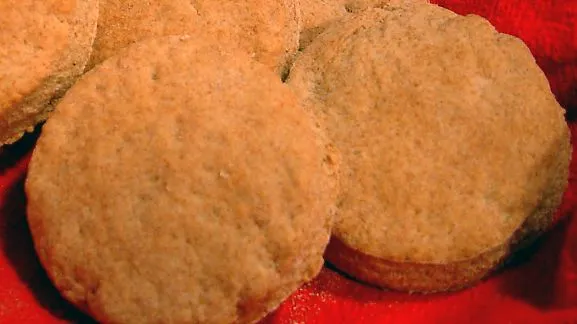 100% Whole Wheat Sour Cream Biscuits