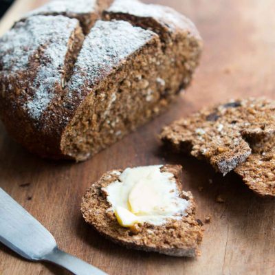 100% Whole Wheat Irish Soda Bread