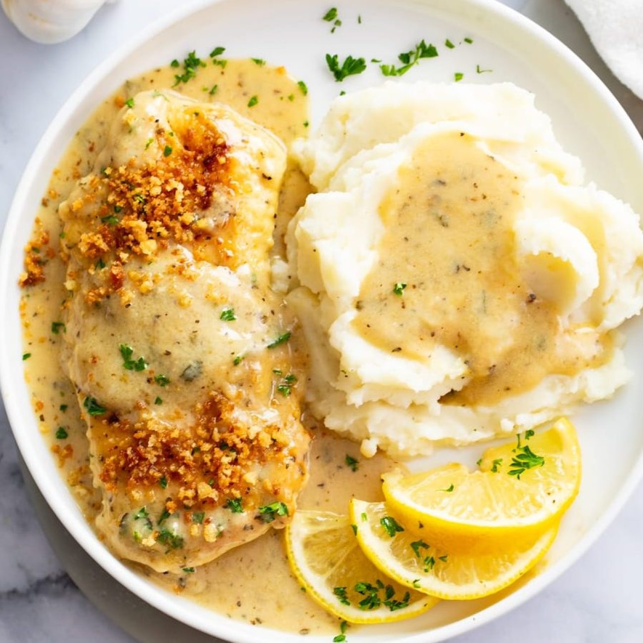 15 Minute Garlic Lemon Chicken