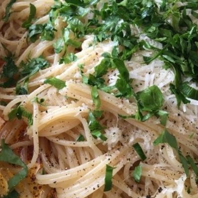 15 Minute Parmesan Pasta