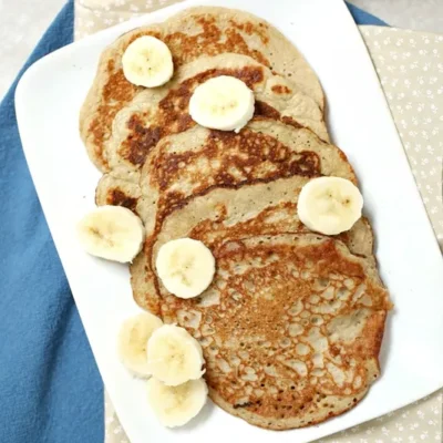 2 Ingredients Eggs &Amp; Banana Pancakes