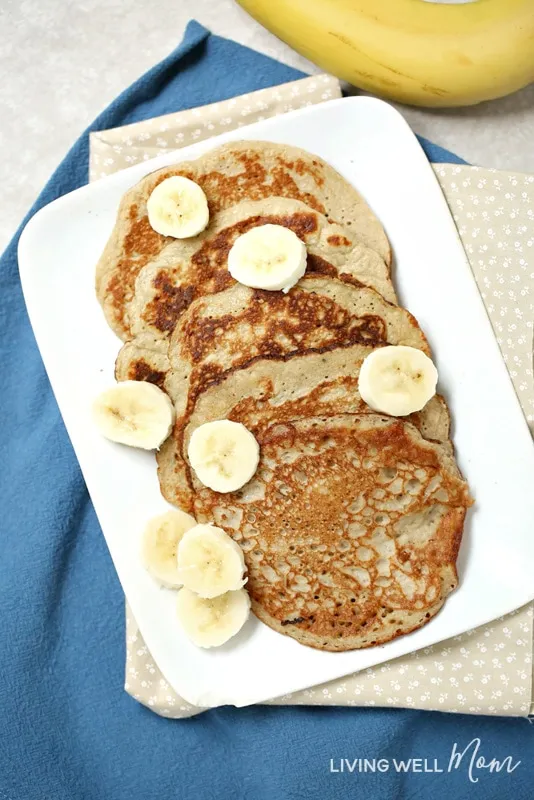 2 Ingredients Eggs & Banana Pancakes