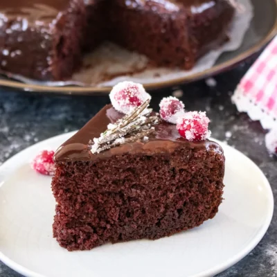 2 Minute Eggless Microwave Chocolate Cake