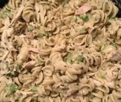 20 Minute Creamy Pesto Chicken And Bow Ties