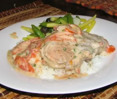 20-Minute Tomato Basil Pork Chops