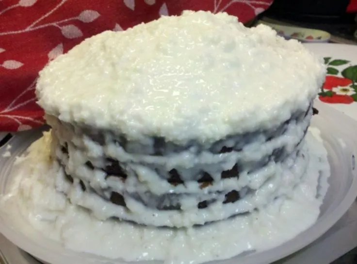 3 Day Sour Cream Coconut Cake