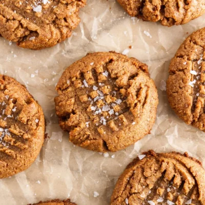 3-Ingredient Almond Butter Cookies