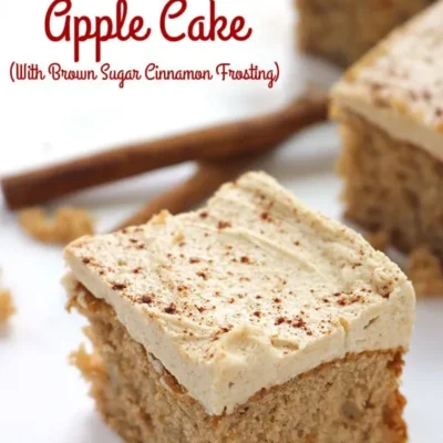 3 Ingredient Apple Spice Cake