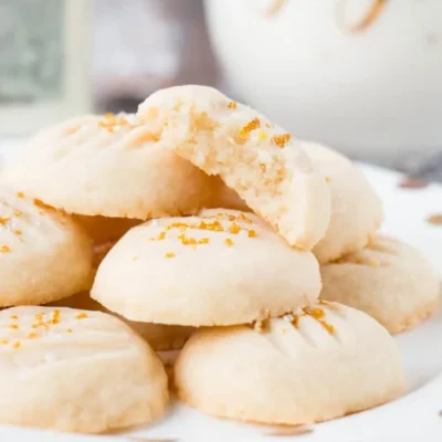 3-Ingredient Effortless Shortbread Cookies Recipe