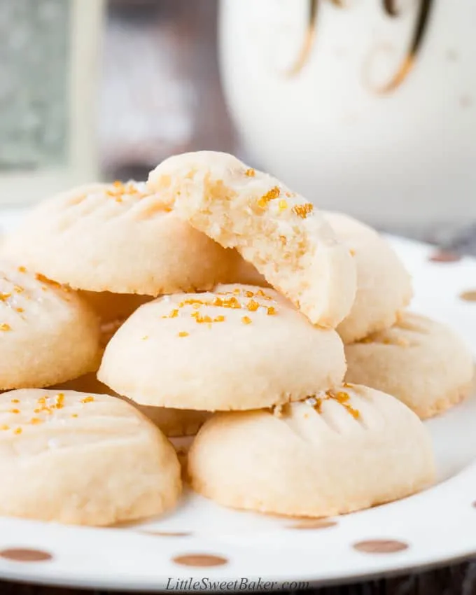 3-Ingredient Effortless Shortbread Cookies Recipe