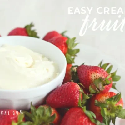 3 Ingredient Fruit Dip