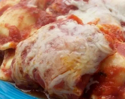 30-Minute Cheesy Baked Ravioli