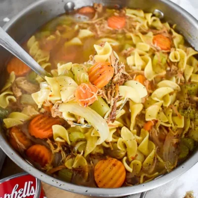 30 Minute Chicken Noodle Soup From