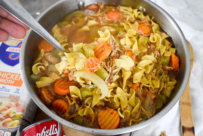 30 Minute Chicken Noodle Soup From