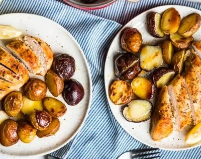 30-Minute Garlic Chicken With Potatoes