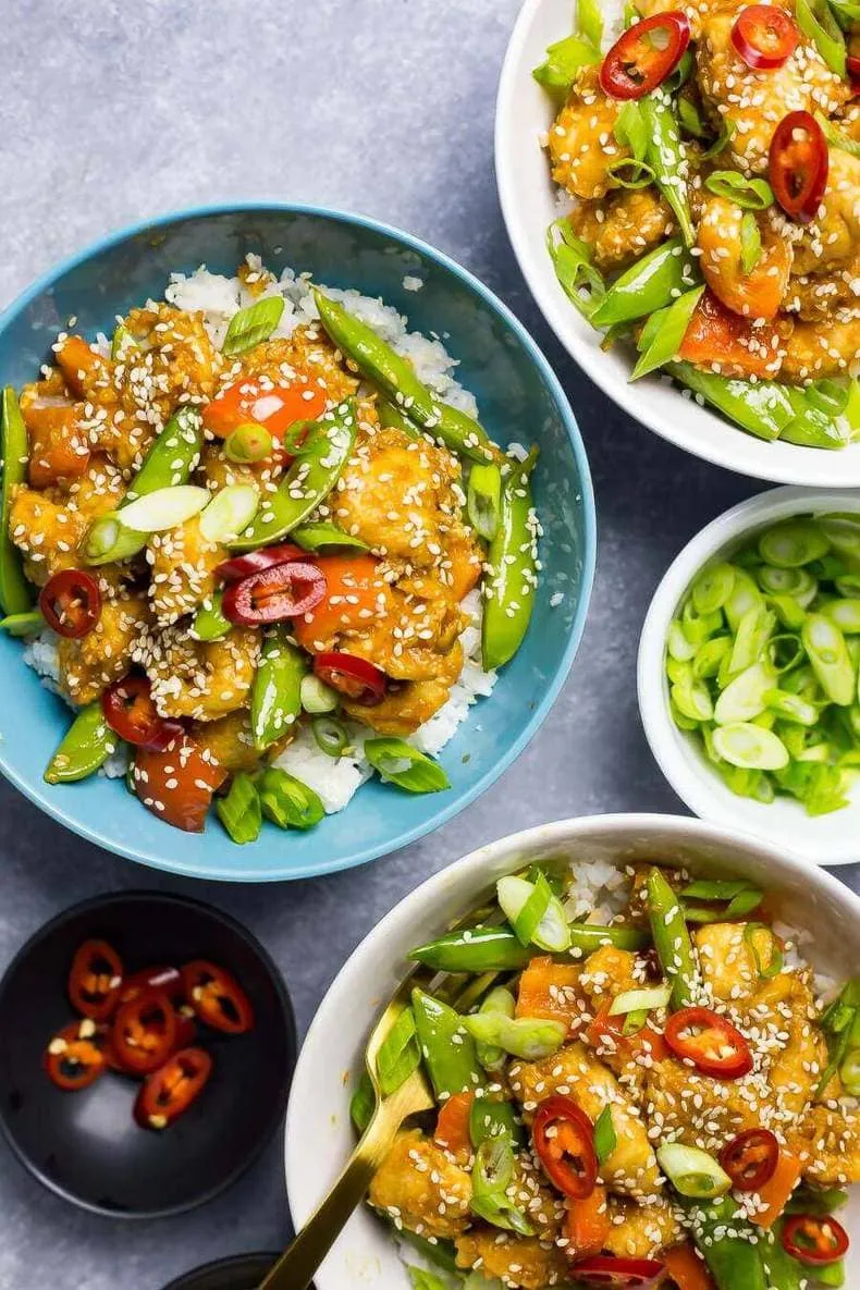 30 Minute Sesame Chicken Salad