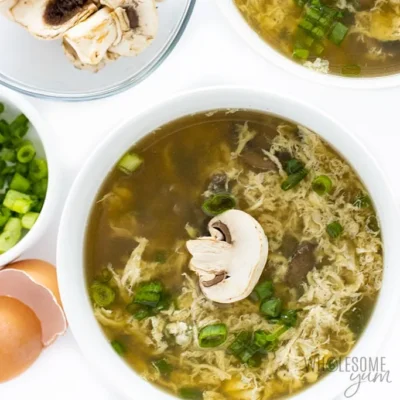 5 Minute Egg Drop Soup