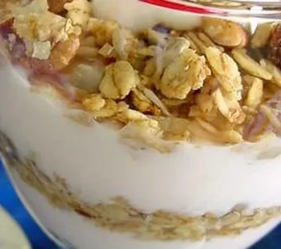 A Breakfast Yogurt Parfait Granola