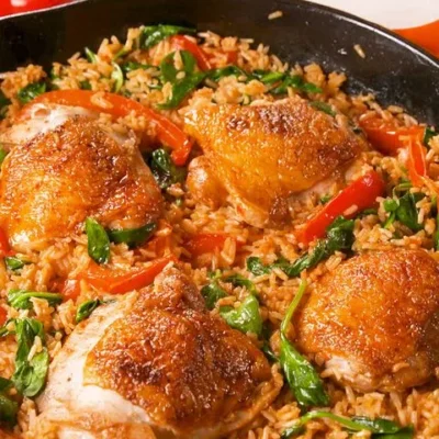 A Different Way To Make Chicken &Amp; Rice