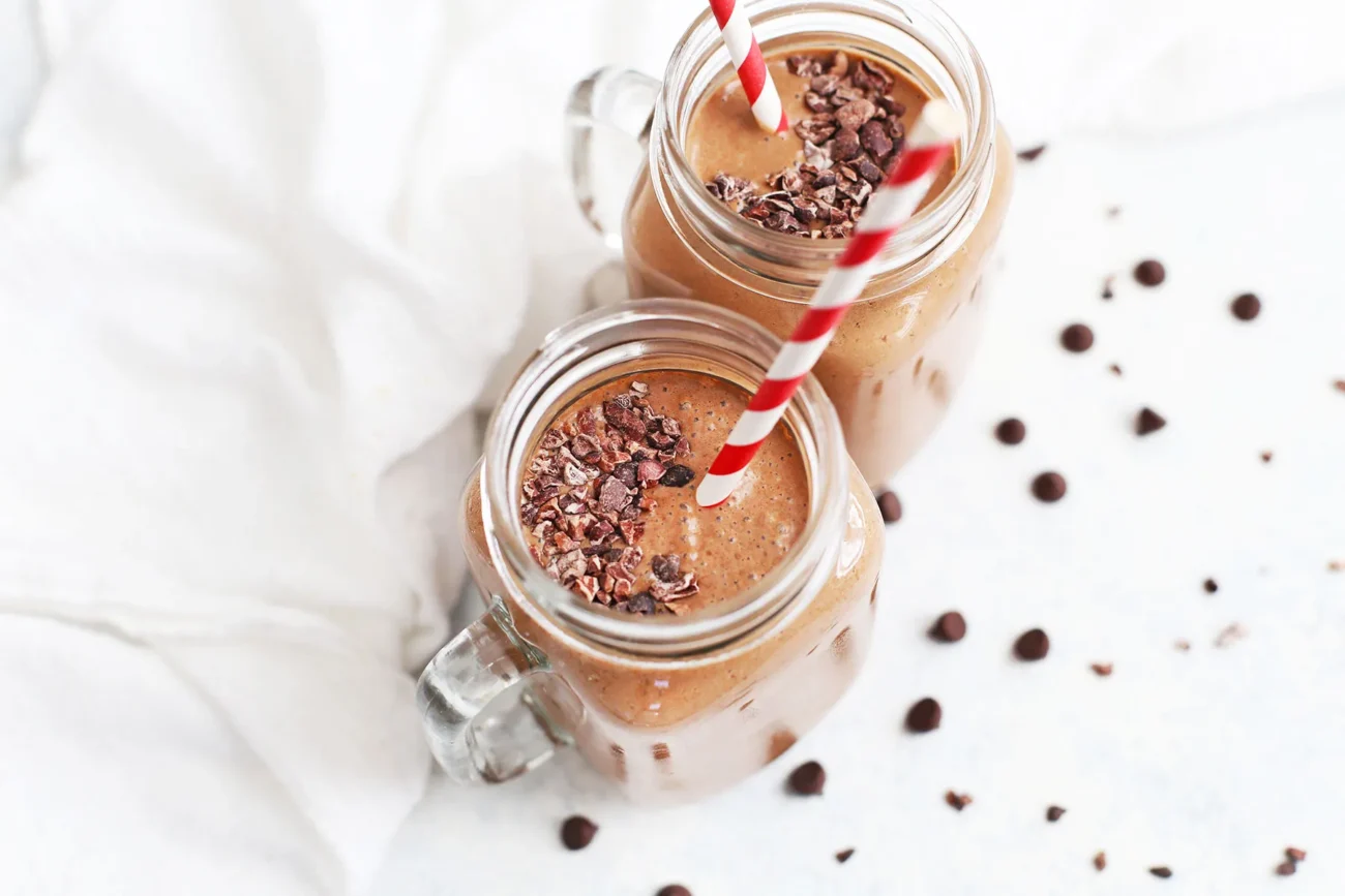 A Healthy Chocolate Smoothie