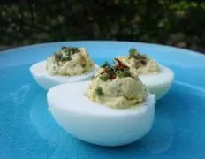 A Little Bit Spicy Deviled Eggs