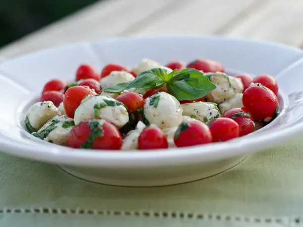 A Simple Cherry Tomato And Mozzarella