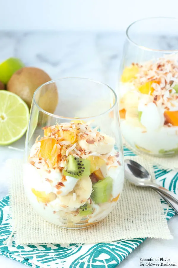 A Tropical Fruit Parfait