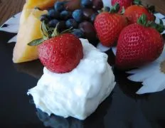 A Super Delicious Super Easy Dip For Use With Fruit All You Need Is 2 Ingredients