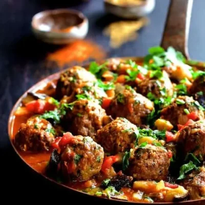 African Meatballs W/ Tomato Sauce