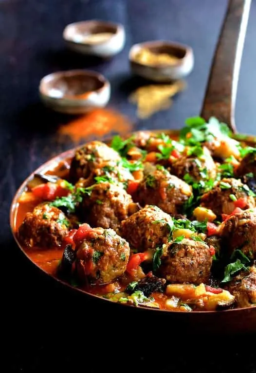 African Meatballs W/ Tomato Sauce