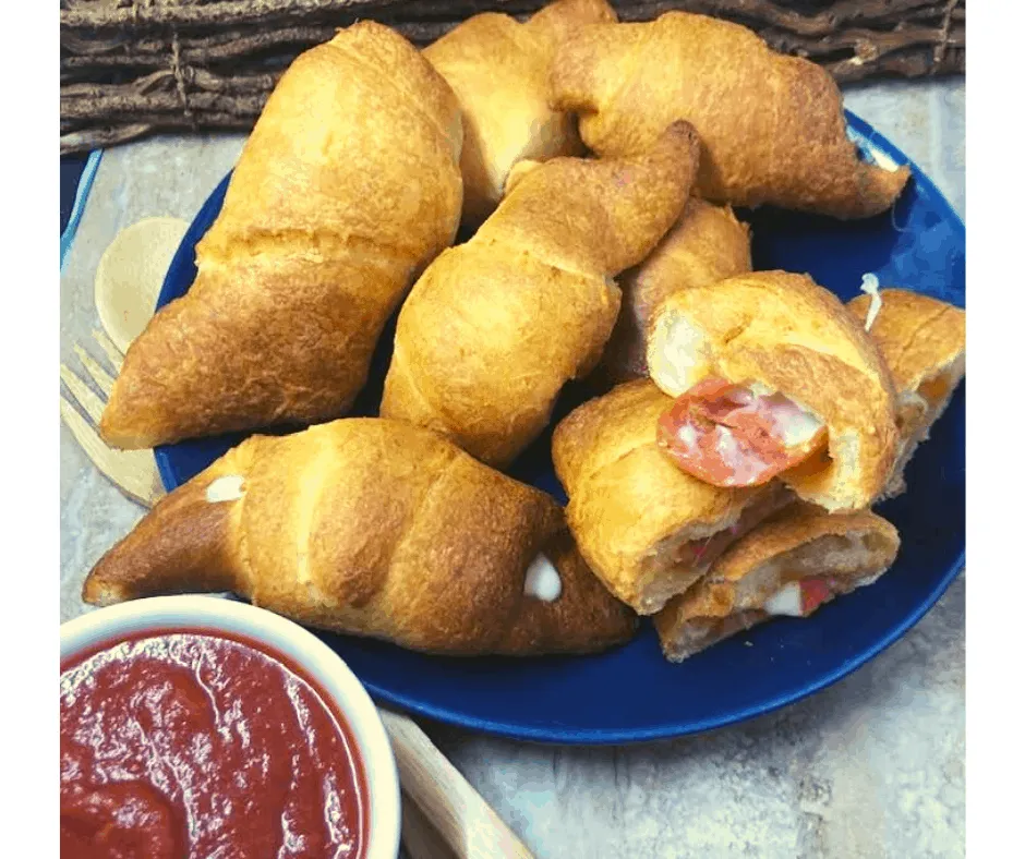 Air Fried Pepperoni Wraps