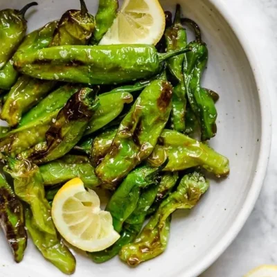 Air Fried Shishito Peppers