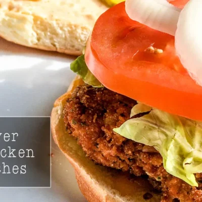 Air Fryer Chicken Sandwich With Sriracha Mayo