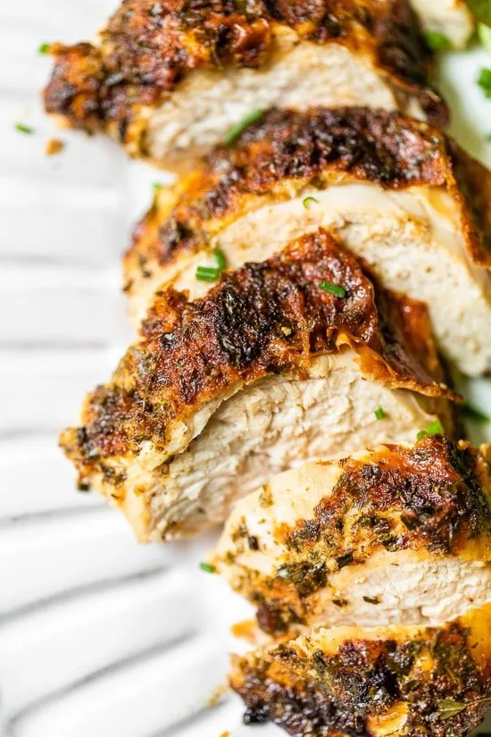 Air Fryer Herbed Buttermilk Roast Chicken Breast