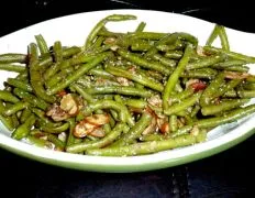 Algerian green beans and almonds served as a side dish I found this for ZWT 6 Algeria North Africa