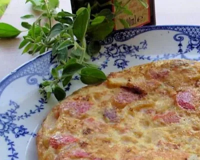 Allessios Frittata - Tomatoes And