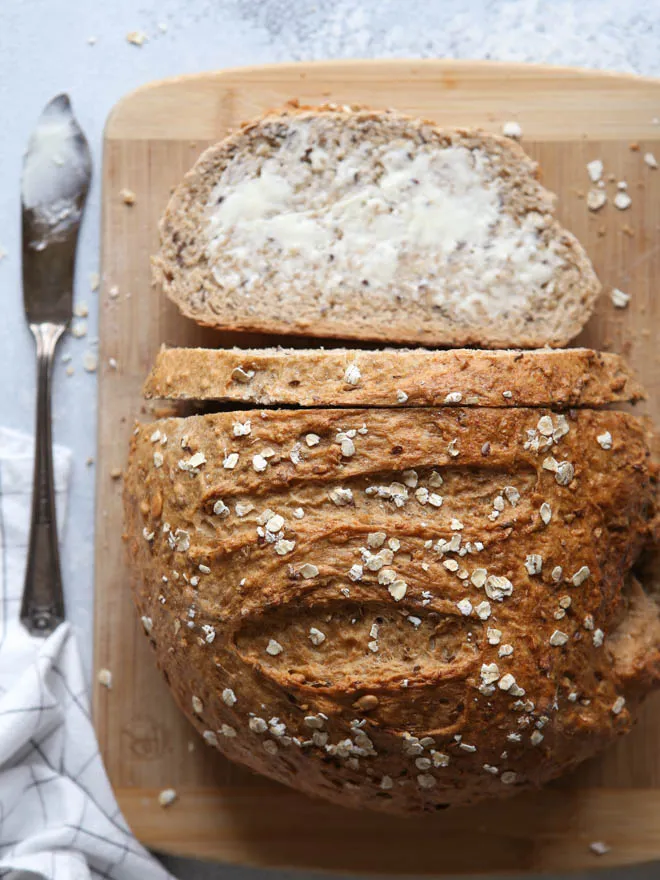 Almond Cracked Wheat Bread Abm