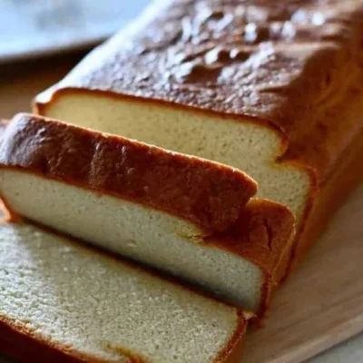 Almond Cream Cheese Pound Cake From