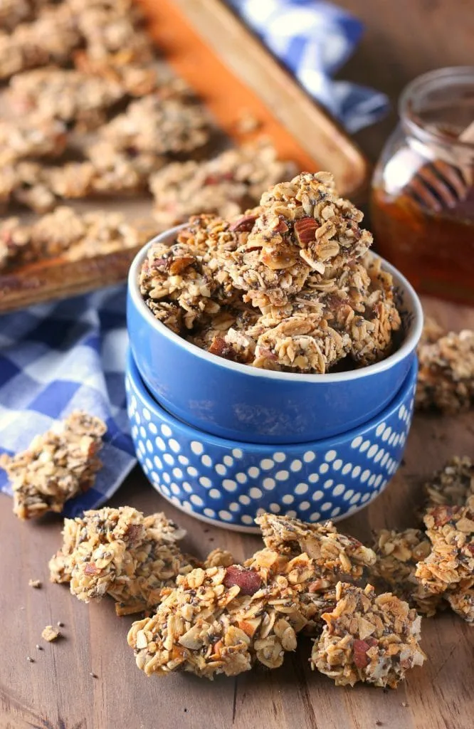 Almond Honey Clusters