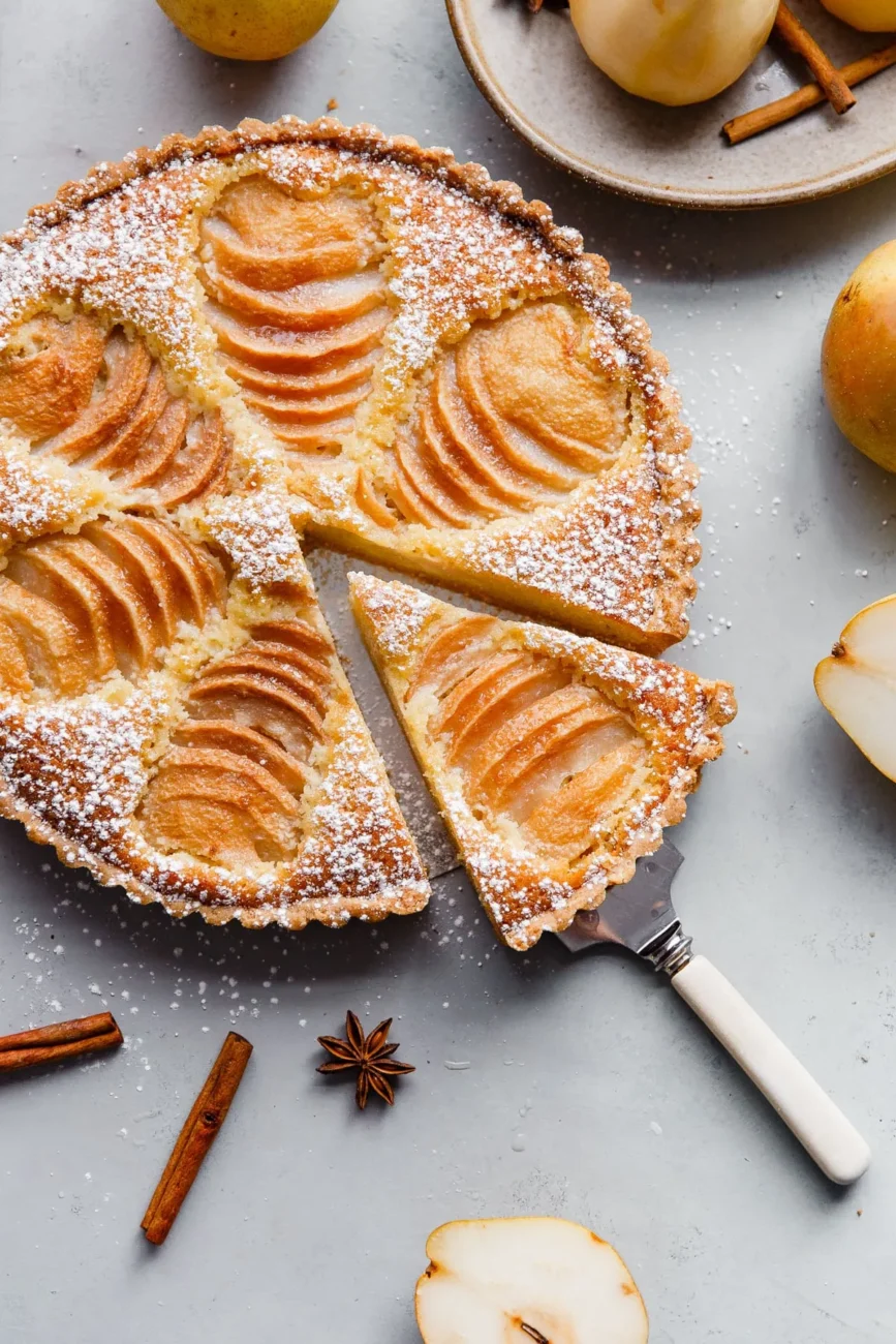 Almond Raspberry Jalousie