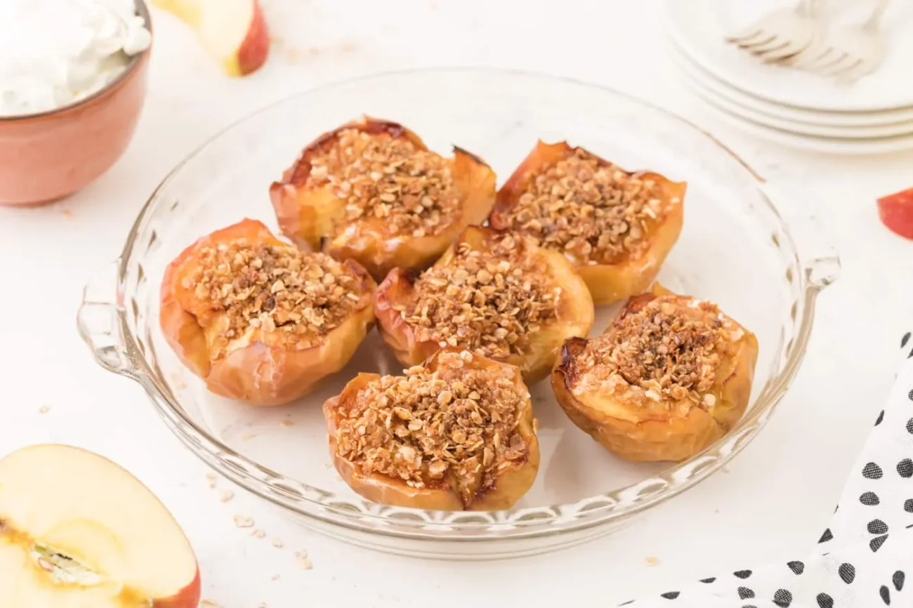 Almost Instant Baked Apple