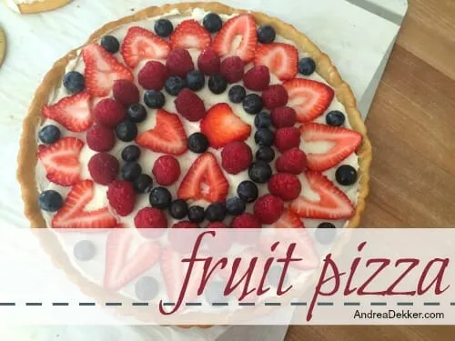 Andreas Fruit Pizza