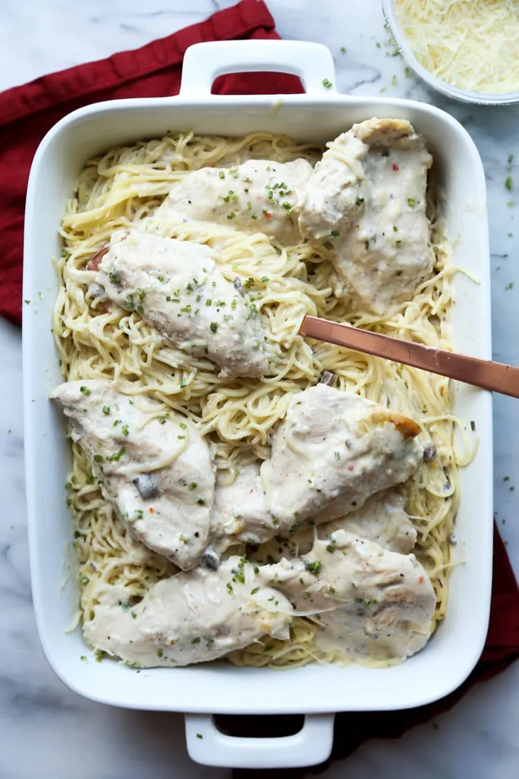 Angel Chicken Pasta