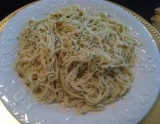 Angel Hair Pasta In Garlic Sauce