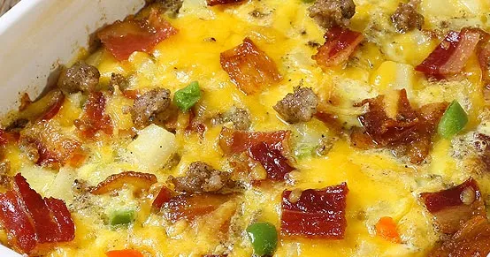 Anns Egg- Sausage Casserole