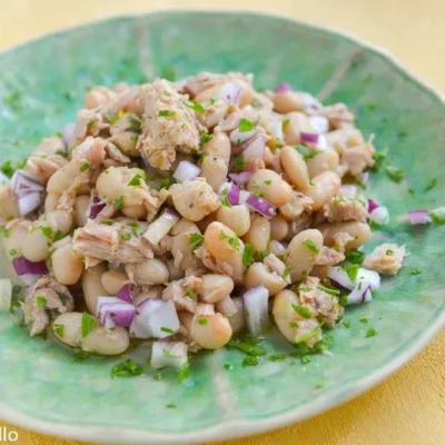 Antipasto Style White Bean Salad