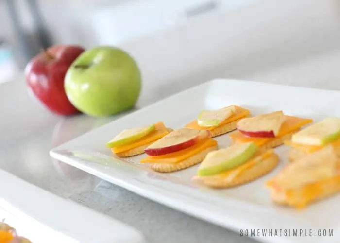 Apple And Cheese Snack